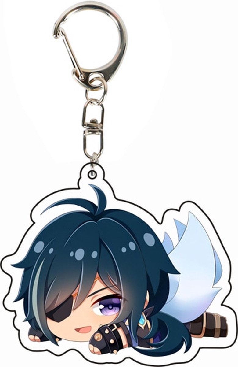 Genshin Impact - Kaeya - Sleutelhanger/Keychain - Anime Merchandise - Figure - Manga