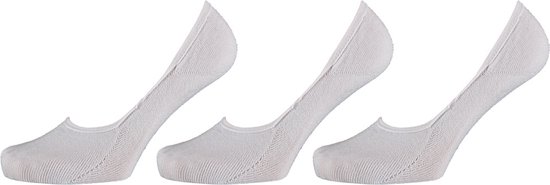 Apollo - Bamboe Sneaker Footies - Wit - 3-Pak - Maat 39/42 - Bamboe sokken - Footies - Footies unisex