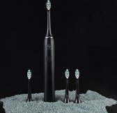 Sonische Elektrische Tandenborstel - Fleeck - Zwarte tandenborstel - 2 Opzetborstels - Sonic Technologie - 5 Standen