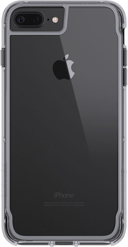 Griffin Survivor Clear iPhone 7 Plus 8 Plus hoesje - Grijs