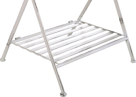 Beliani ANCUD - Table d'appoint - Wit - Fer