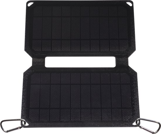 Denver Solar Panel – Opvouwbaar Zonnepaneel – 10W – Slim Design – SOP10100 – Zwart