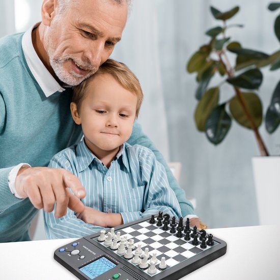 Échiquier électronique - Avec Pièces d'échecs magnétiques - Ordinateur  d'échecs 