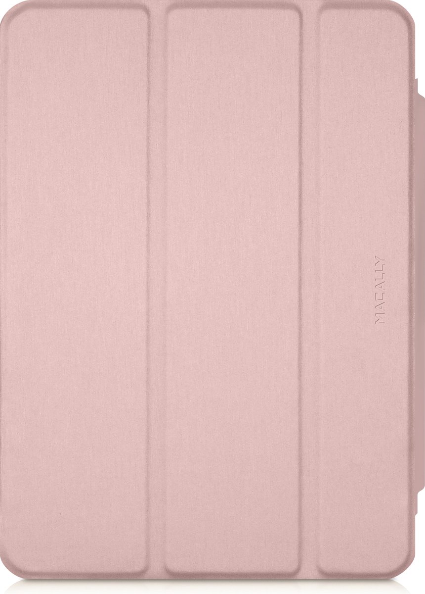 Macally BSTANDA4-RS Beschermhoes met standaard-functie voor 10.9-inch iPad Air (5e gen./2022, 4e gen./2020) - Compatibel met Apple Pencil - Rosé