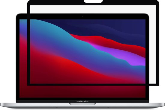 GrizzlyCoat Screenprotector geschikt voor Apple MacBook Pro 13 Inch (2016-2019) | GrizzlyCoat Screenprotector Anti-Glare Folie - Case Friendly - Zwart