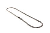 Witgouden schakel collier - 14 karaat - 45 cm - 613C - uitverkoop Juwelier Verlinden St. Hubert - van €2765,- voor €1695,-