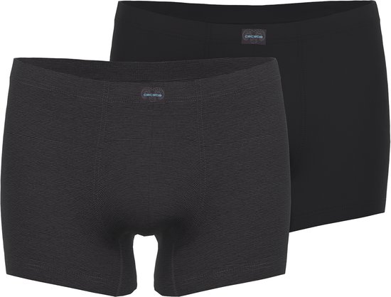 Ceceba heren boxer normale lengte (2-pack) - zwart gestreept - Maat ...