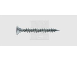 SWG Spaanplaatschroeven 4 mm 40 mm Kruiskop Pozidriv Staal Verzinkt 500 stuk(s)