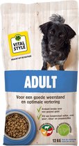 VITALstyle Hond Adult - Hondenbrokken - Alles Voor Een Vitale Hond - Met o.a. Paardenbloemwortel & Citroenmelisse - 12 kg