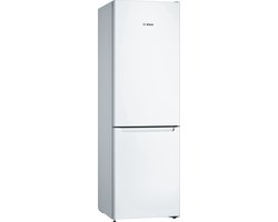 Bosch KGN36NWEA - Serie 2 - Koel-vriescombinatie - Total No Frost: Nooit meer ontdooien - Perfect Fit zet je koelkast strak tegen de wand of in een nis - Led verlichting Wit