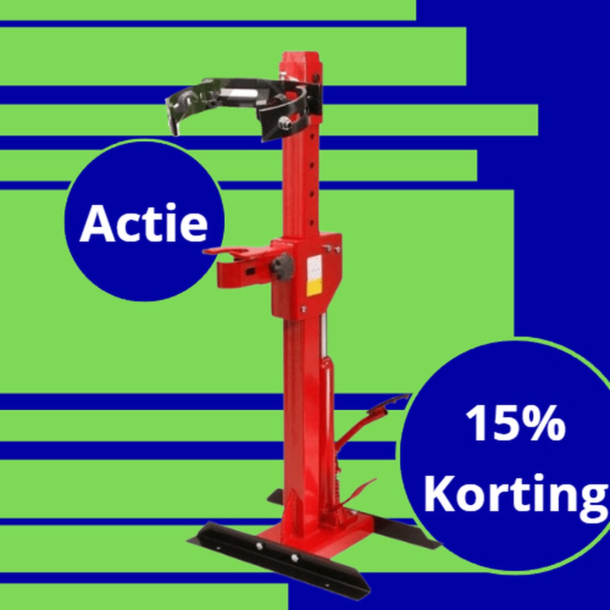 Veerpoot klem 1 Ton, Hydraulische veerspanner, schokbreker Pers apparaat, verenklem, verenspanner - Trailer and Tools