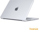 hoesie Hardshell Case geschikt voor Apple MacBook Pro 2023 / 2021 - 16.2 inch - M2 / M1 Chip - MacBook Pro Cover - Transparant