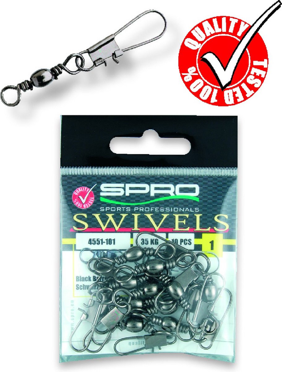 Spro Barrel Swivel + Interlock Snap 4
