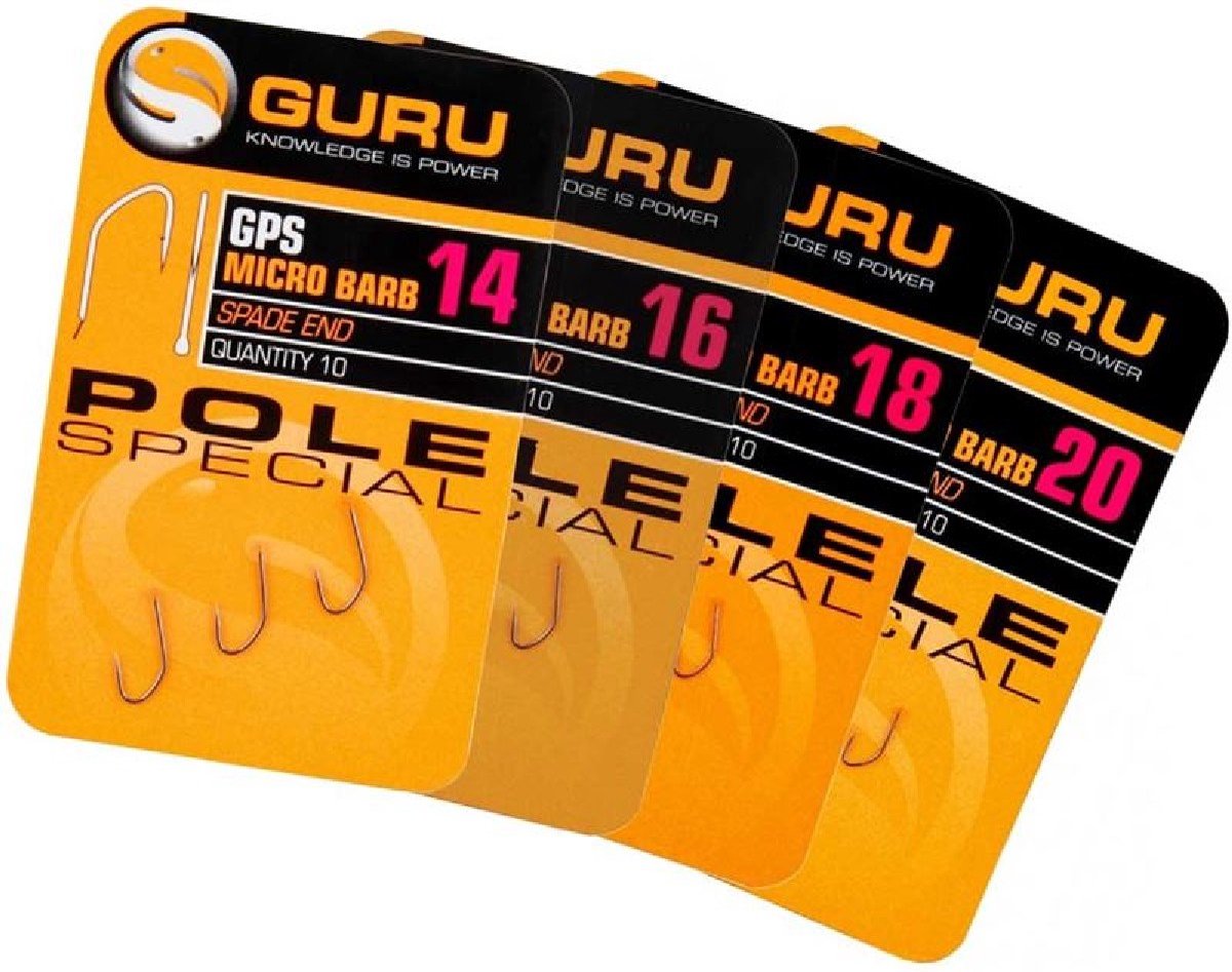 Guru GPS Micro Barbed Spade End Pole Special (10pcs) - Maat : 22
