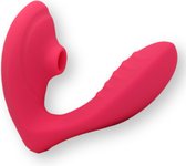 Teskies Luchtdruk Vibrator - G Spot & Clitoris - Roze