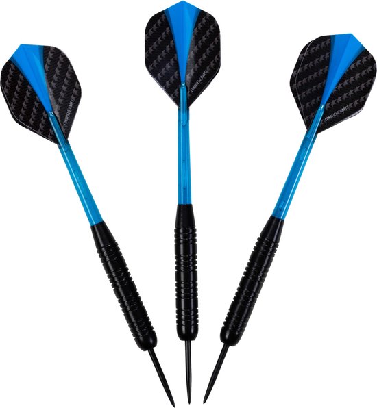 Dartboard Pro501 inclusief PU surround rood met 2 sets darts. van Abbey Darts — afbeelding 2