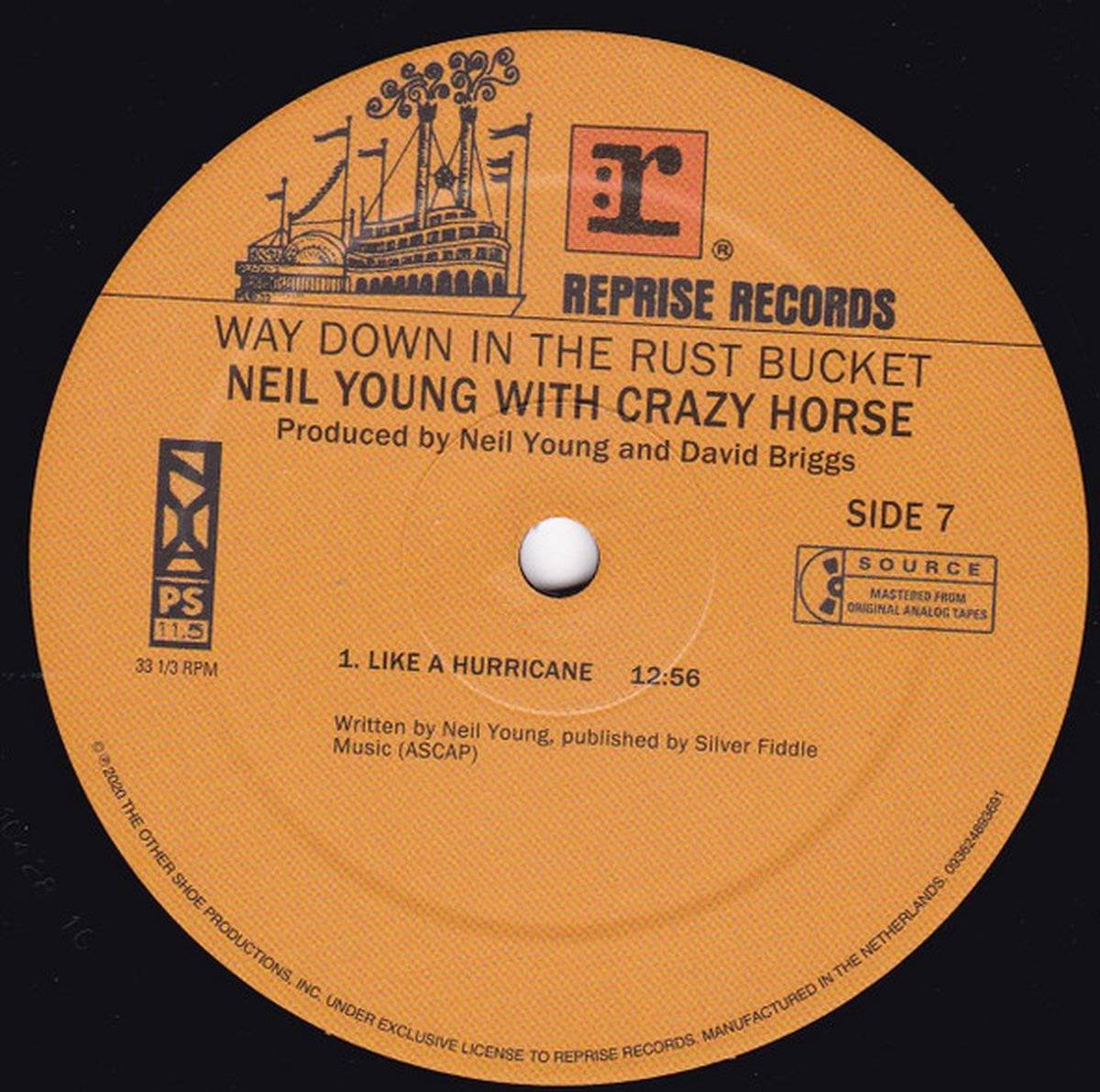 米、欧4LP Neil Young, Crazy Horse Way Down In The Rust Bucket (LP x 4 Box Set) 093624893691 Reprise Records /01280 Way Down in The Rust Bucket Vinyl Box Set (4LP) | Neil Young