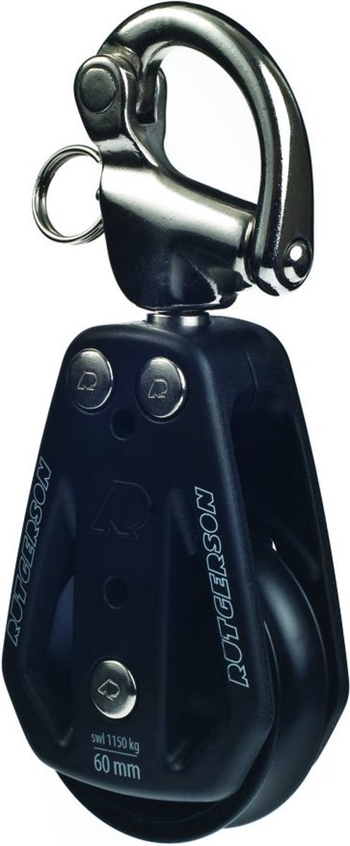 Rutgerson RAW Block 50mm Single met Snap Shackle