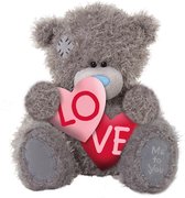 Me to You Knuffel Beer M10 24 cm Love Double Heart