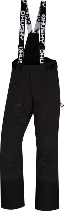 HOUZONIY Skibroek voor dames, waterdicht, winddicht, snowboardbroek, baggy, winterbroek, gevoerde softshellbroek, winter, thermische broek, wandelbroek, zwart, XL HOUZONIY Skibroek voor dames, waterdicht, winddicht, snowboardbroek, baggy, winterbroek, gevoerde softshellbroek, winter, thermische broek, wandelbroek, zwart, XL