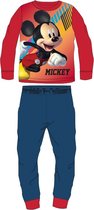 Mickey Mouse pyjama fleece rood maat 110