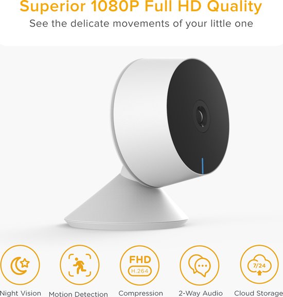 Laxihub M1T - Beveiligingscamera - Camera voor binnen - Ultra HD Resolutie van Laxihub — afbeelding 4