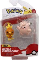 Pokémon - Battle Figure Pack - Verzamel Item - Torchic & Clefairy