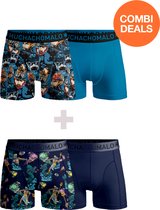 Muchachomalo - 2-pack + 2-pack boxershorts Men - Combi deal- Maat S