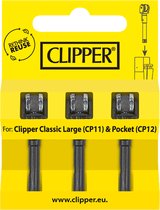 Clipper® Briquet Flint / Flint / Flint / Flints System (Blister 3 Pièces)