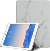 Cadorabo Tablet Hoesje voor Apple iPad 2 / 3 / 4 - Design Wit Marmer - Ultra dunne beschermhoes gemaakt van flexibel TPU silicone met standfunctie