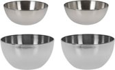 Plats de service Excellent Houseware - Set 6x - acier inoxydable - D24/D13 cm