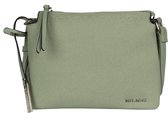 Bulaggi Crossbody tas Gerbera voor Dames / Crossbody - Khaki groen - vegan leather / Groene handtas met verstelbare schouderriem