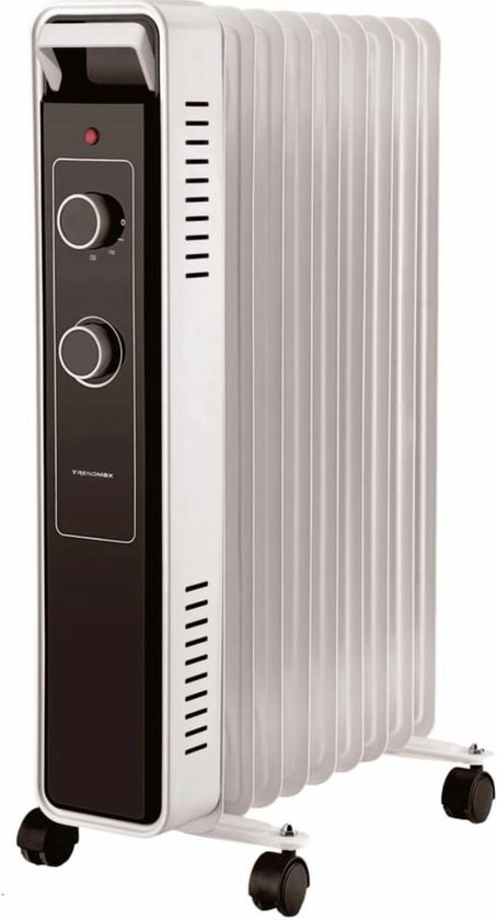 Trendmax olieradiator - 2000 watt - Thermostaat - Elektrische kachel - Oliegevulde radiator - Elektrische verwarming - Elektrische kachel - 3 warmtestanden - Timer
