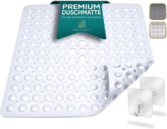 Toiletmat Van HIPS-Hout Ontwerp Badmat Bestand Tegen Een Belasting Tot 150 Kg Antislip Badmat Waterdichte Saunamat Binnen Buiten Bruin