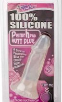Prime Head Silicon Butt Plug - 14 x 4 cm