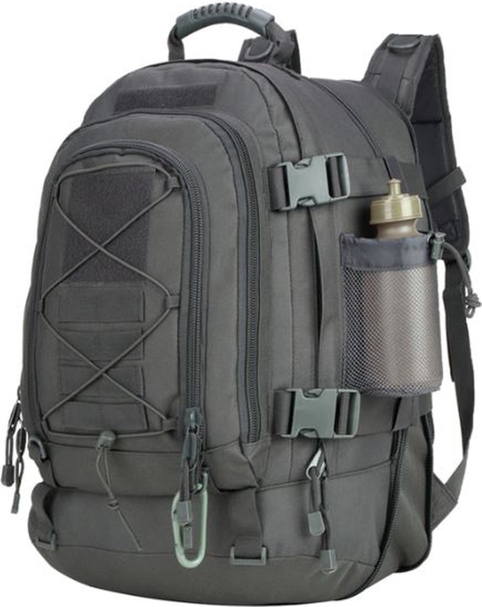 Backpack 50 liter - Rugzak – Waterdicht - Militaire - Ademend – Grijs – Dames – Heren – Geschikt voor Laptop