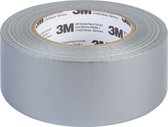 3M Ducttape - Zilvergrijs - Als je het niet kan maken met duct tape, dan gebruik je te weinig duct tape! - Afmetingen: 50 x 5 cm - Veelzijdig in gebruik - Weerbestendig - Geschikt voor binnen en buiten