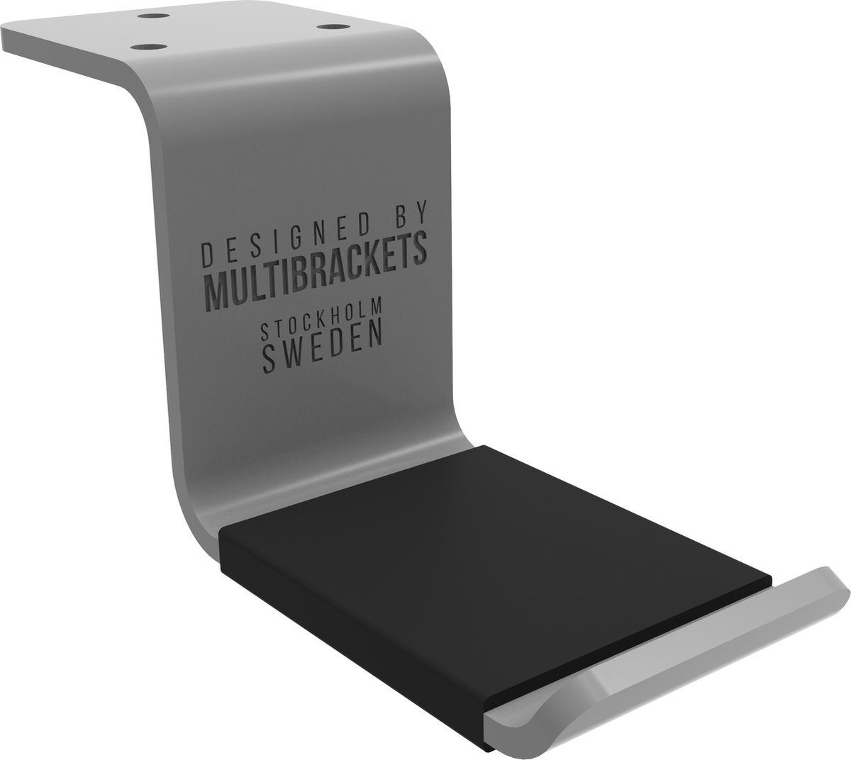 Multibrackets - Bureauhouder voor hoofdtelefoon - Koptelefoon ophangbeugel - zilver