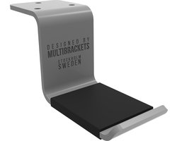 Multibrackets - Bureauhouder voor hoofdtelefoon - Koptelefoon ophangbeugel - zilver