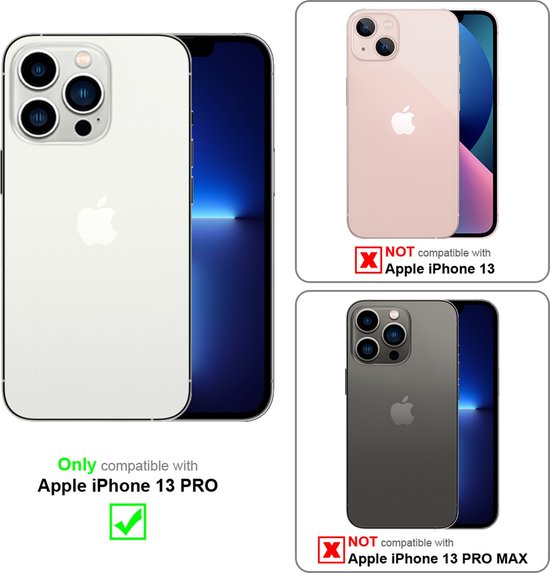 Cadorabo Mobiele telefoon ketting geschikt voor Apple iPhone 13 PRO in LIQUID TURKOOIS - Silicone beschermhoes met lengte verstelbare koord riem