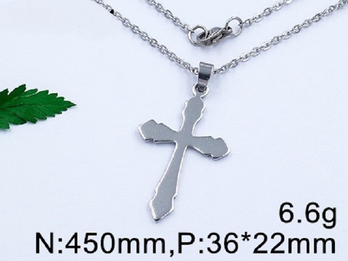Minimalistische ketting lengte 45 cm 7750