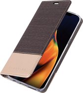 Cadorabo Hoesje geschikt voor Apple iPhone 13 PRO MAX in ANTRACIET GOUD - Beschermhoes met magnetische sluiting, standfunctie en kaartvakje Book Case Cover Etui