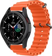 Bandje Voor Huawei Sport Ocean Band - Oranje - Maat: 20mm - Horlogebandje, Armband