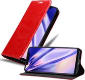 Cadorabo Hoesje geschikt voor Xiaomi Mi 8 PRO in APPEL ROOD - Beschermhoes met magnetische sluiting, standfunctie en kaartvakje Book Case Cover Etui