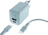 Fresh 'n Rebel Mini Charger USB-C PD // 45W + USB-C Cable - Dusky Blue