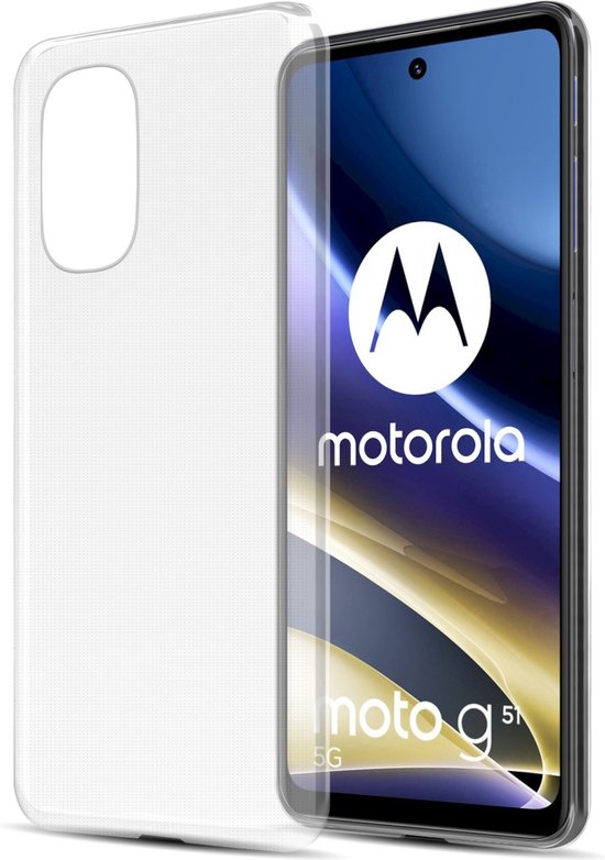 Coque Cadorabo pour Motorola MOTO G51 5G en COMPLÈTEMENT TRANSPARENT - Coque de protection en silicone TPU souple