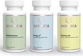 Day Vita® Een box vol met essentiële vitamines & mineralen voor man en vrouw - Multivitamine, Omega 3+ & Vitamine D3 - voedingssupplementen - 2 maanden