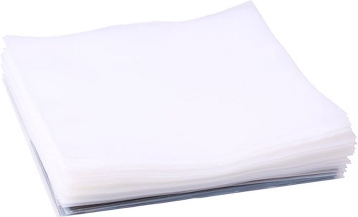 LP hoes kunststof standaard vinyl 0,10 mm. (pak a 100 stuks)