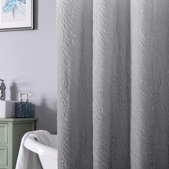 Floraweg Douchegordijn,douchegordijnen voor badkamer 3D embossing