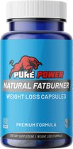 Pure Power Natural Fatburner | 60 vegan caps | Afslankpillen | Weight Loss Caps | Helpt bij het Verminderen van Lichaamsvet | Draagt bij aan Extra Energie | Vermindert het Honger Gevoel | Draagt bij aan een Snellere Stofwisseling | Natuurlijk, Veilig
